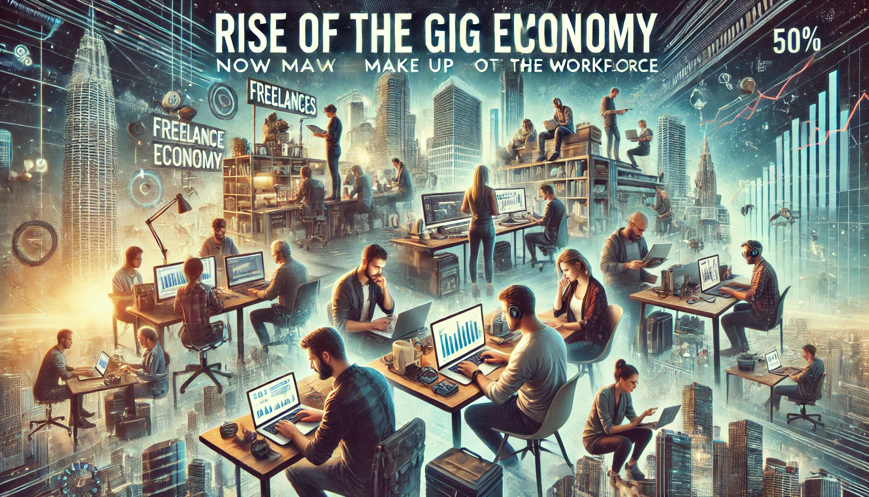 Rise of the Gig Economy: Freelancers Now Make Up 50% of the Workforce